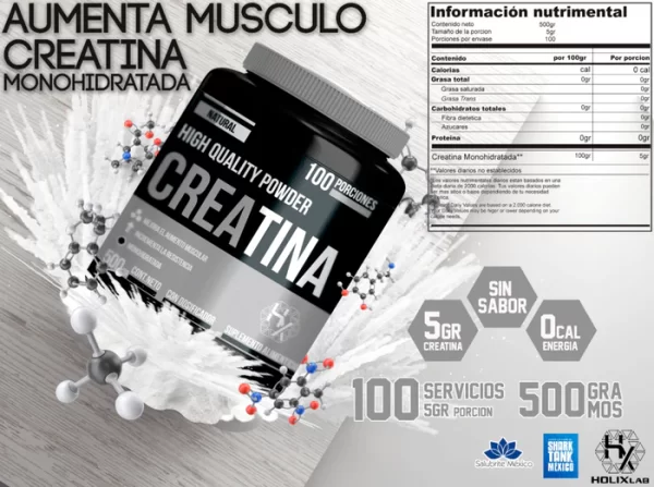 Creatina 500 gr - Imagen 3
